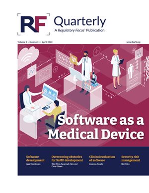 RF Quarterly, April 2022: Software as a medical device